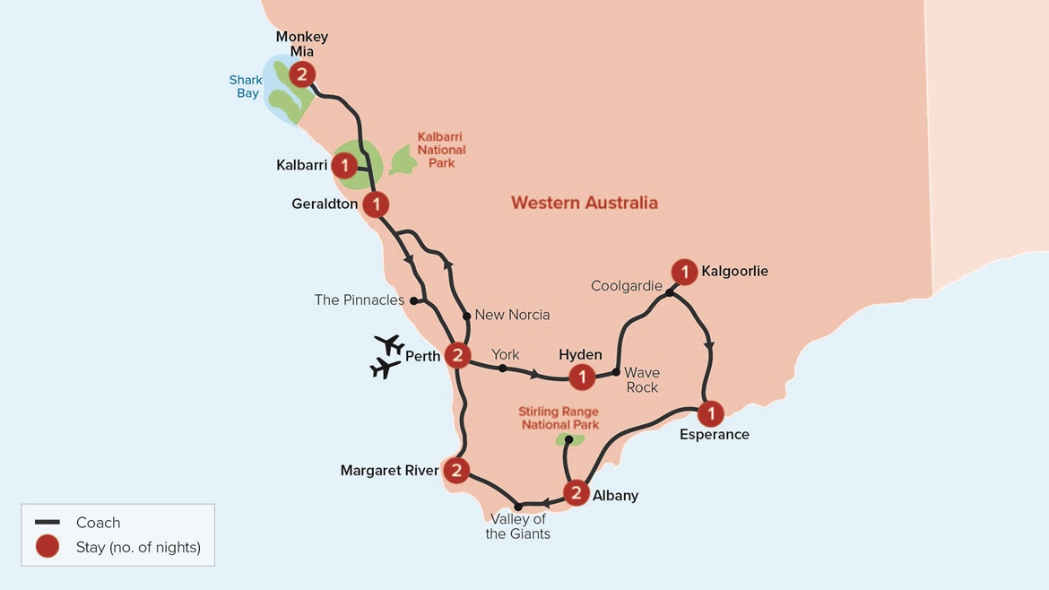 Western Australia Map 2024 TSW14