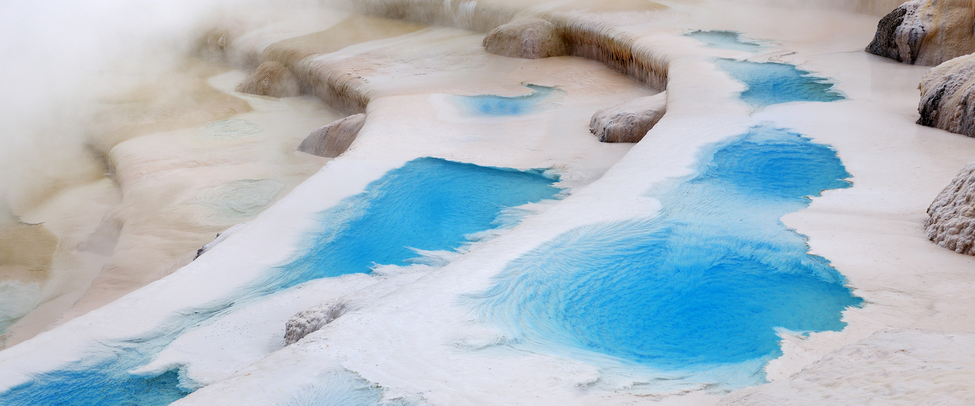 Geothermal salt pools, Rotorua, North Island, NZ